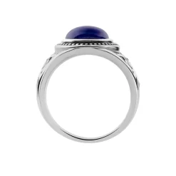 Histoire d'Or Bague Aleksei Argent Blanc Lapis* Bagues|Bagues Avec Pierre