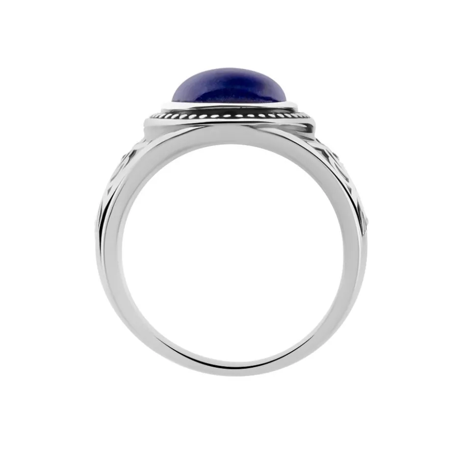 Histoire d'Or Bague Aleksei Argent Blanc Lapis* Bagues|Bagues Avec Pierre