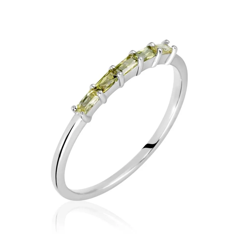 Outlet Histoire d'Or Bague Alexander Argent Blanc Oxyde De Zirconium