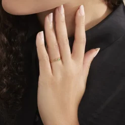 Histoire d'Or Bague Alisha Or Jaune Emeraude* Bagues|Bagues Avec Pierre