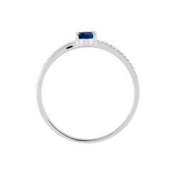 Histoire d'Or Bague Alyse Or Blanc Saphir Et Diamant* Bagues|Bagues Avec Pierre