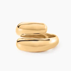 Outlet Histoire d'Or Bague Amae Plaque Or Jaune