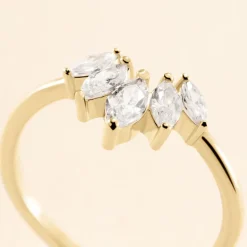 Histoire d'Or Bague Amazonia Plaqué Or Jaune Oxyde De Zirconium* Bagues|Bagues Fantaisie