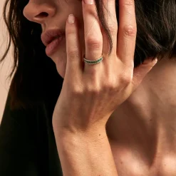 Histoire d'Or Bague Amias Or Jaune Emeraude Diamant* Bagues|Bagues Avec Pierre