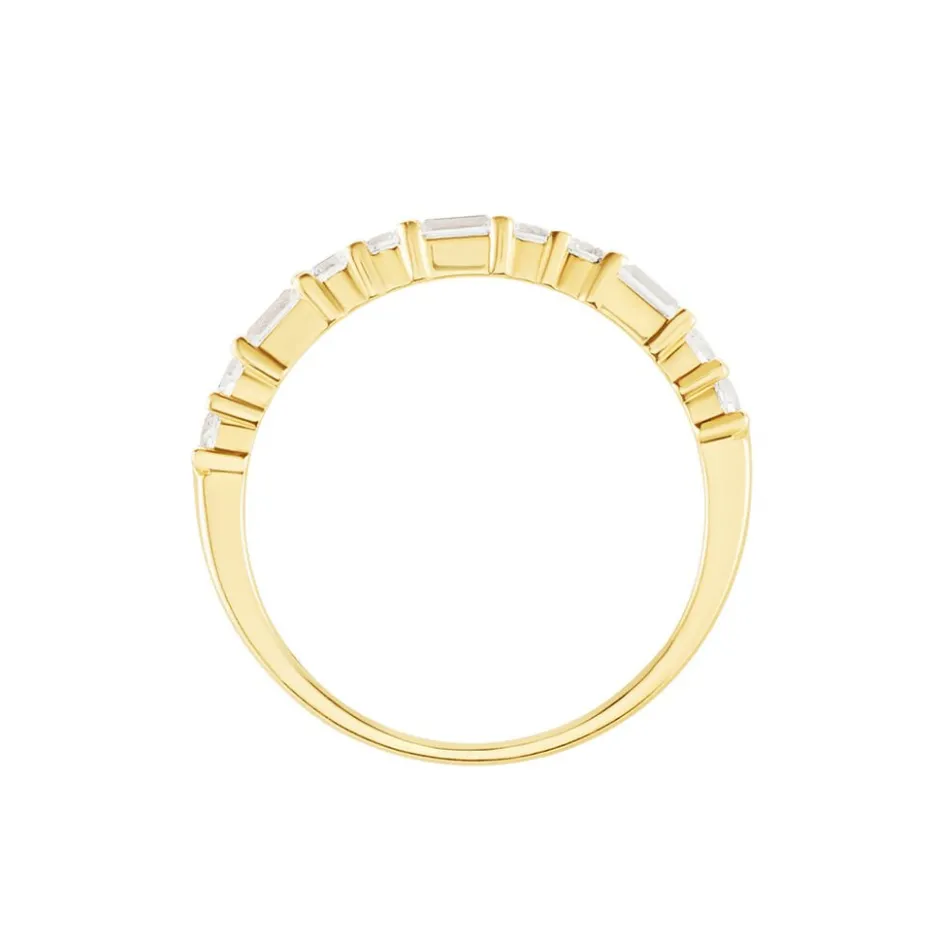 Best Histoire d'Or Bague Ammon Or Jaune Oxyde De Zirconium