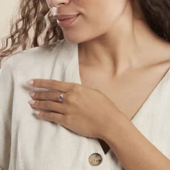 Sale Histoire d'Or Bague Anaid Or Jaune Amethyste Et Oxyde De Zirconium