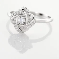 Best Histoire d'Or Bague Anasthase Argent Blanc Oxyde De Zirconium