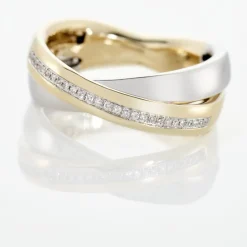 Histoire d'Or Bague Andrette Or Bicolore Diamant* Bagues|Bagues Avec Pierre