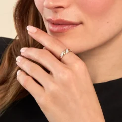 Outlet Histoire d'Or Bague Andriy Or Jaune Oxyde De Zirconium