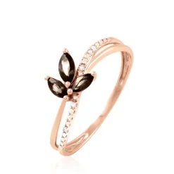 Histoire d'Or Bague Angie Or Rose Quartz Et Diamant* Bagues|Bagues Avec Pierre