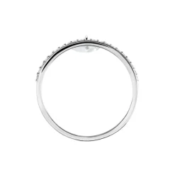 Sale Histoire d'Or Bague Aodh Argent Blanc Oxyde De Zirconium