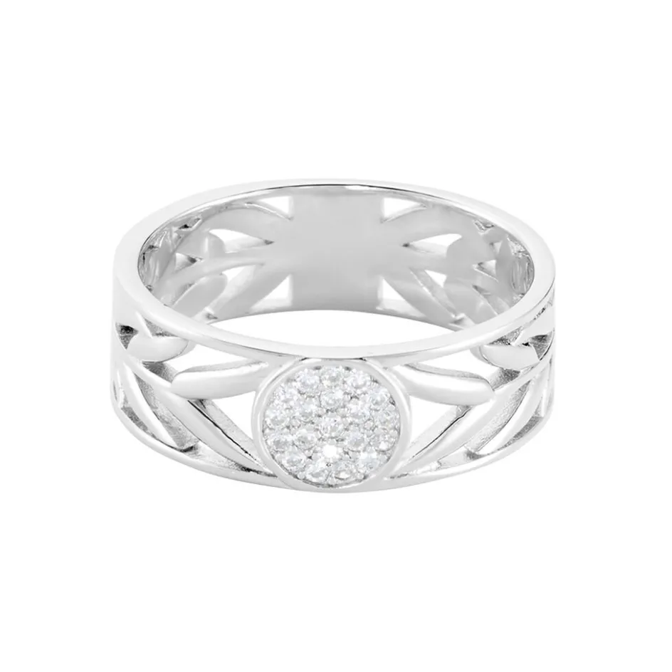 Histoire d'Or Bague Appius Argent Blanc Oxyde De Zirconium* Bagues|Bagues Fantaisie