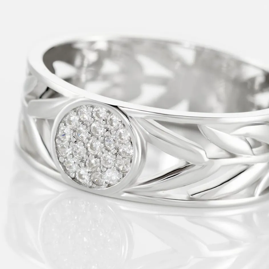 Histoire d'Or Bague Appius Argent Blanc Oxyde De Zirconium* Bagues|Bagues Fantaisie