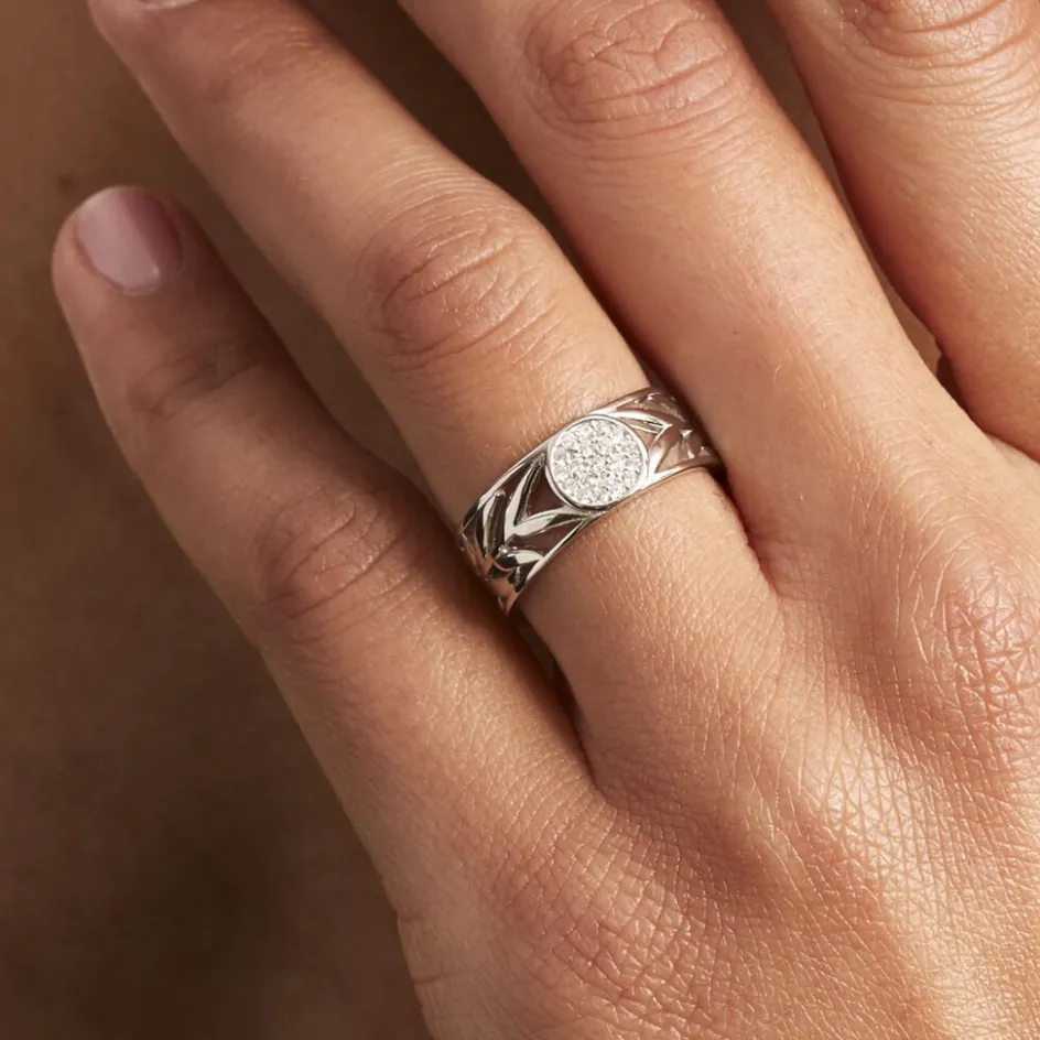 Histoire d'Or Bague Appius Argent Blanc Oxyde De Zirconium* Bagues|Bagues Fantaisie