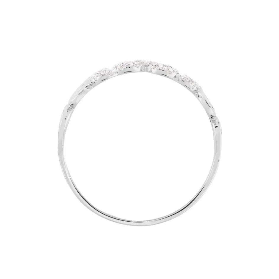 Sale Histoire d'Or Bague Arabesque Or Blanc Diamant