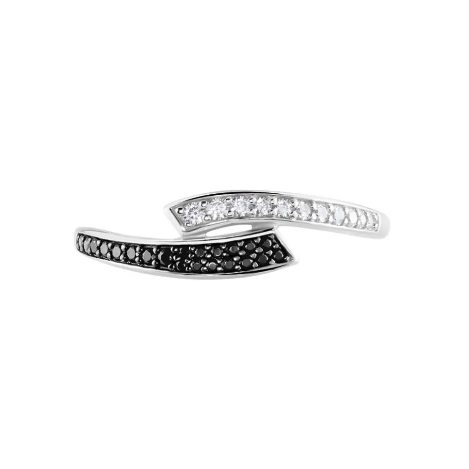 Histoire d'Or Bague Argent Blanc Agafya Oxydes De Zirconium* Bagues|Bagues Fantaisie