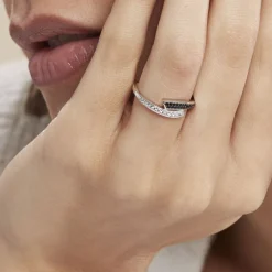 Histoire d'Or Bague Argent Blanc Agafya Oxydes De Zirconium* Bagues|Bagues Fantaisie