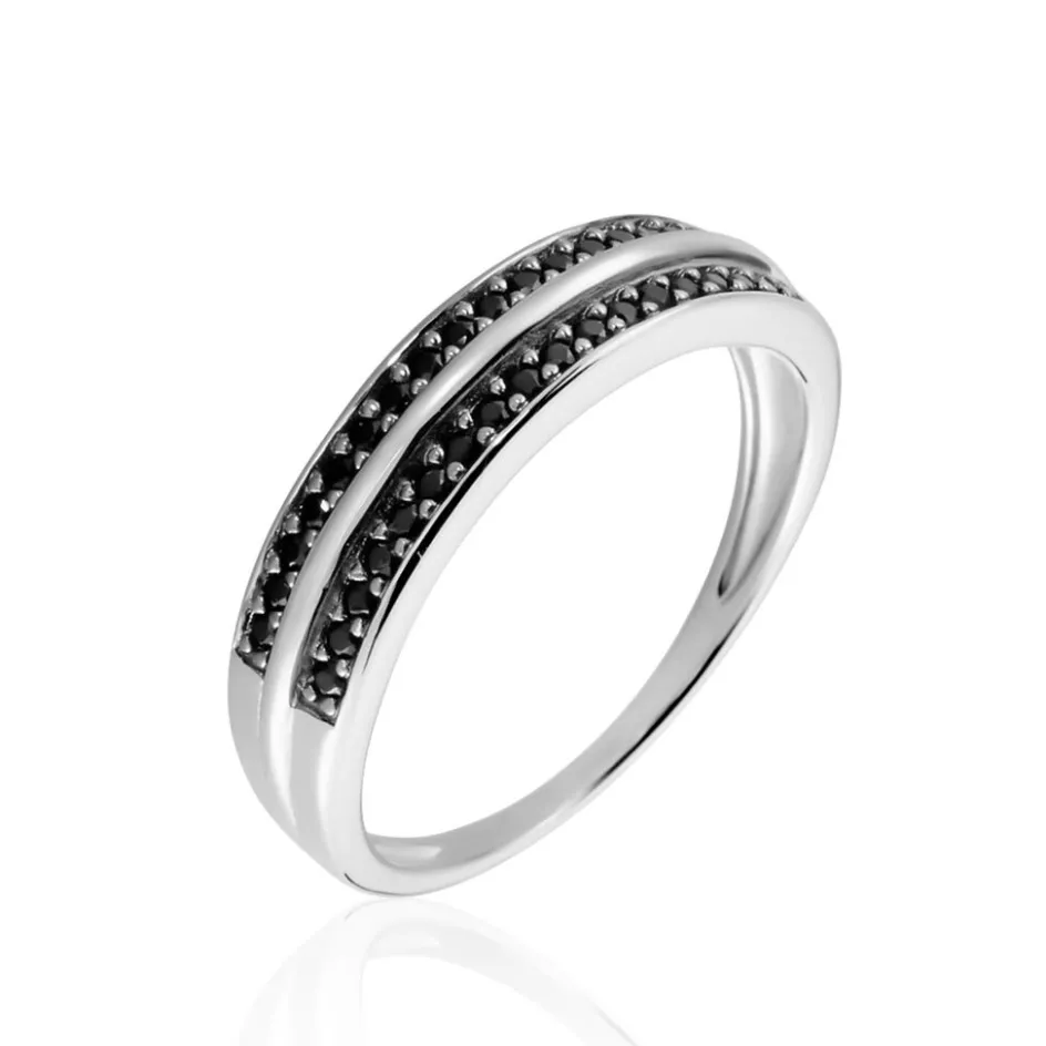 Histoire d'Or Bague Argent Blanc Agapios Oxydes De Zirconium* Bagues|Bagues Fantaisie