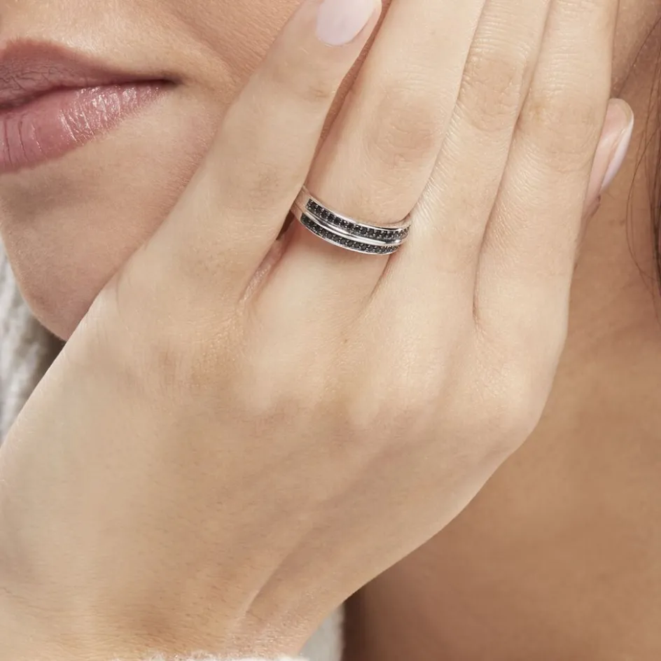 Histoire d'Or Bague Argent Blanc Agapios Oxydes De Zirconium* Bagues|Bagues Fantaisie