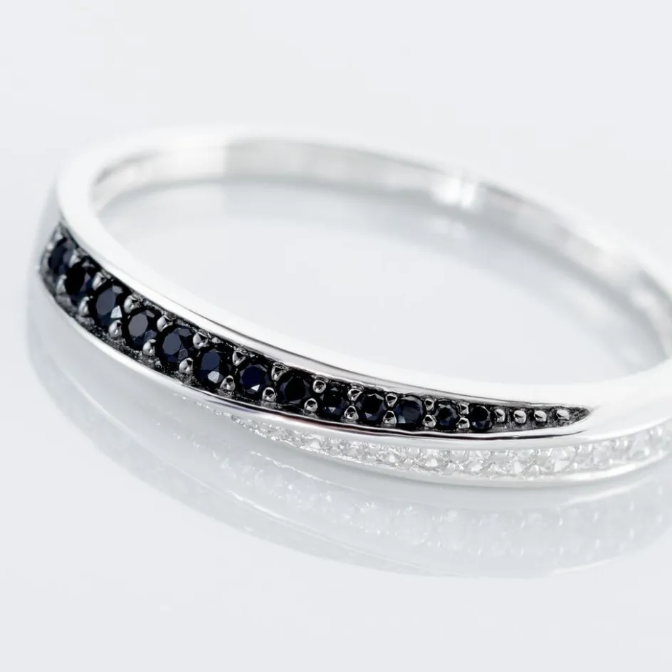 Histoire d'Or Bague Argent Blanc Agoston Oxydes De Zirconium* Bagues|Bagues Avec Pierre