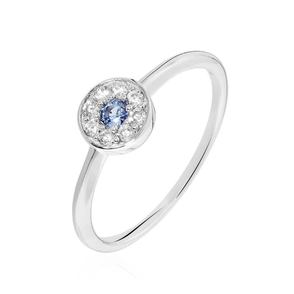 Histoire d'Or Bague Argent Blanc Auxana Oxyde De Zirconium* Bagues|Bagues Fantaisie