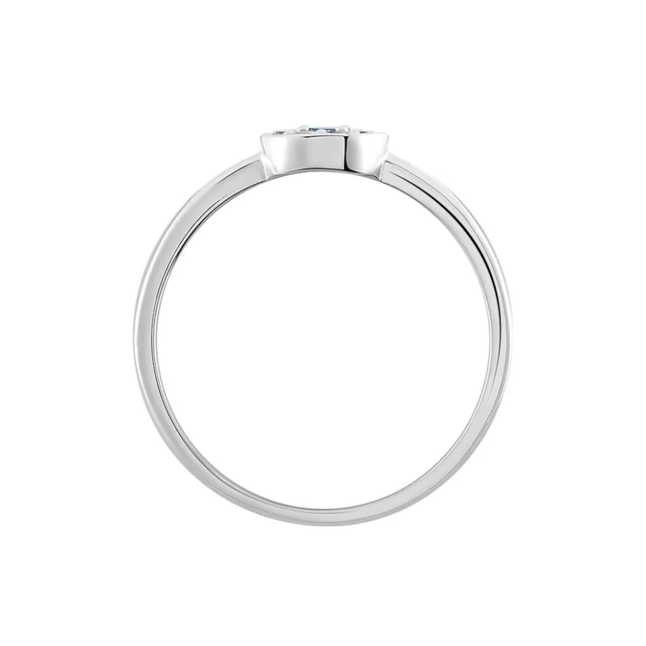Histoire d'Or Bague Argent Blanc Auxana Oxyde De Zirconium* Bagues|Bagues Fantaisie