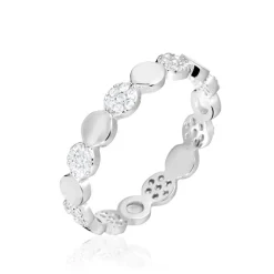 Histoire d'Or Bague Argent Blanc Capricia Oxydes De Zirconium* Bagues|Bagues Fantaisie