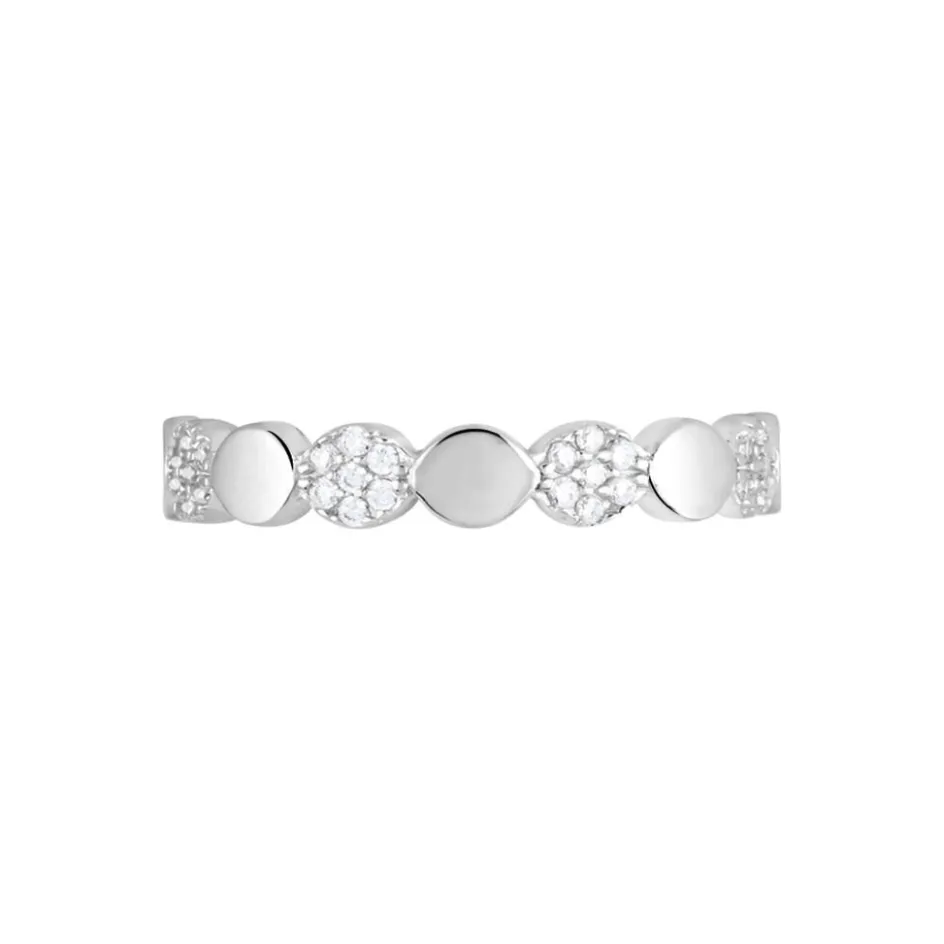 Histoire d'Or Bague Argent Blanc Capricia Oxydes De Zirconium* Bagues|Bagues Fantaisie