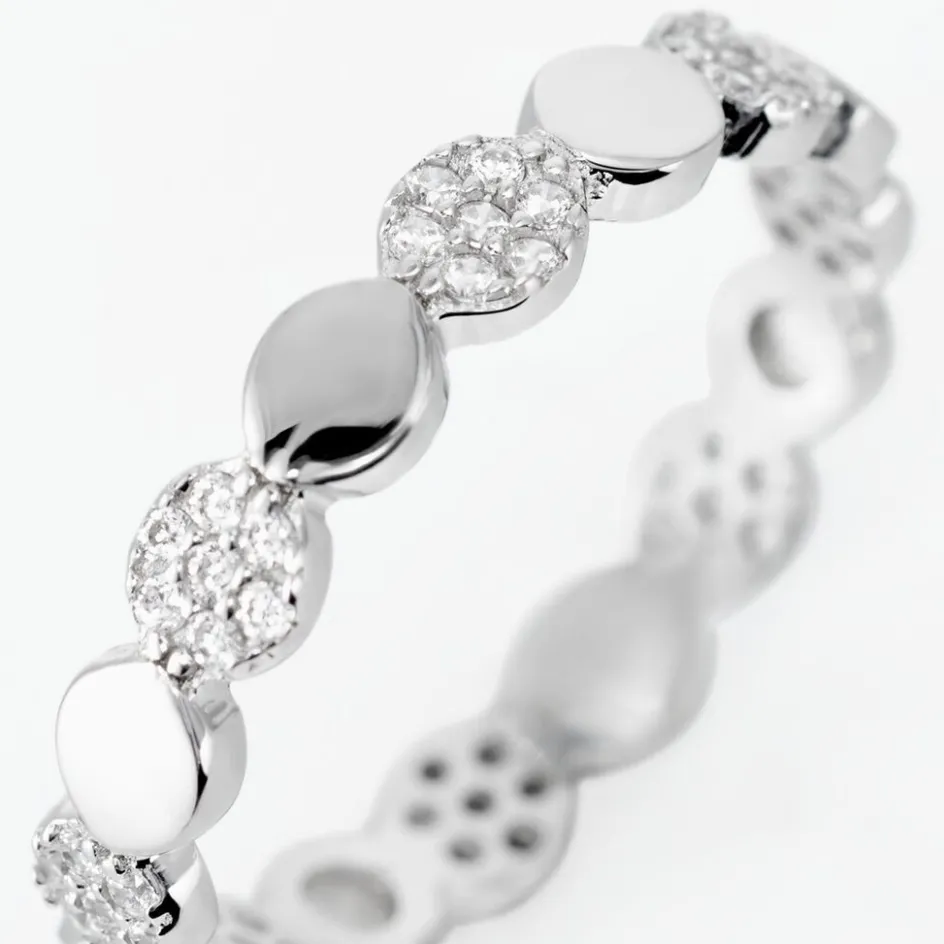 Histoire d'Or Bague Argent Blanc Capricia Oxydes De Zirconium* Bagues|Bagues Fantaisie