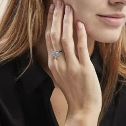 Histoire d'Or Bague Argent Blanc Catherine Oxydes De Zirconium* Bagues|Bagues Fantaisie