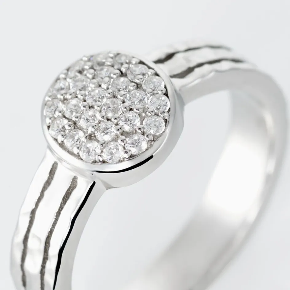 Histoire d'Or Bague Argent Blanc Cayley Oxydes De Zirconium* Bagues|Bagues Fantaisie