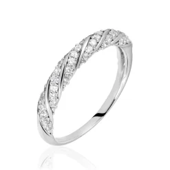 Histoire d'Or Bague Argent Blanc Clayton Oxydes De Zirconium* Bagues|Bagues Fantaisie