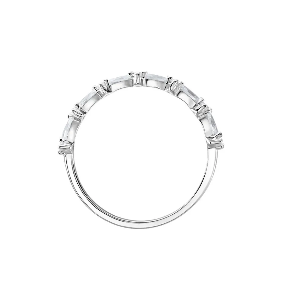 Outlet Histoire d'Or Bague Argent Blanc Coby Oxydes De Zirconium