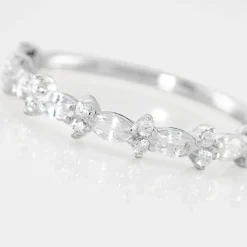 Outlet Histoire d'Or Bague Argent Blanc Coby Oxydes De Zirconium