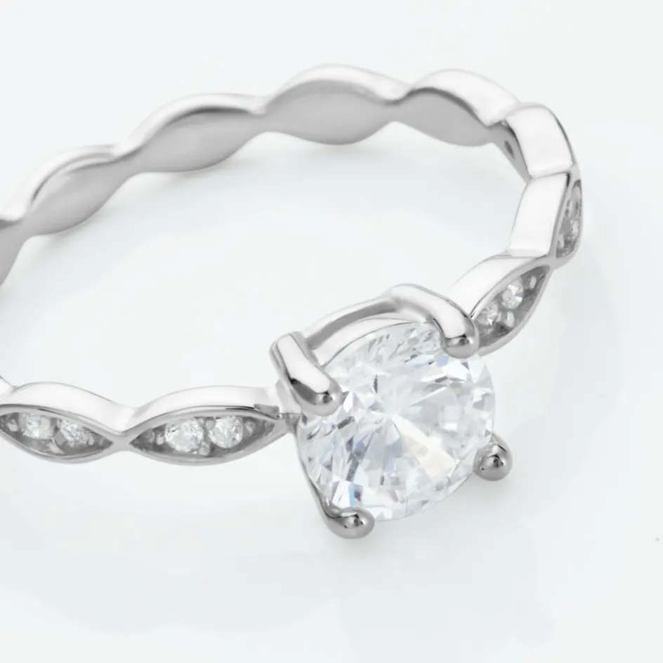 Histoire d'Or Bague Argent Blanc Kurt Oxyde De Zirconium argent blanc oxyde zirconium