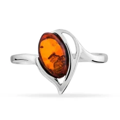 Histoire d'Or Bague Argent Blanc Nailla Ambre* Bagues|Bagues Fantaisie