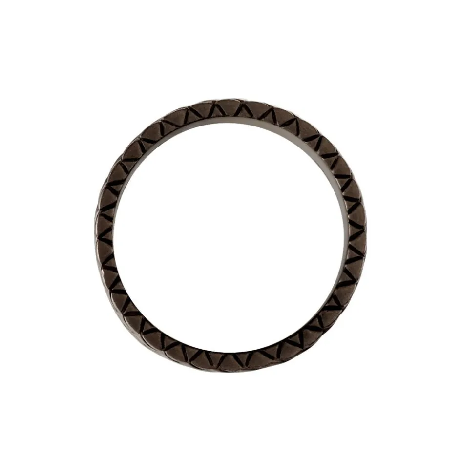 JOURDAN Bague Argent Noir* Bagues|Bagues Sans Pierre