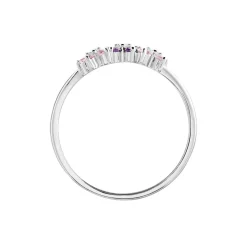 Histoire d'Or Bague Argent Purple Bloom Oxyde De Zirconium* Bagues|Bagues Fantaisie
