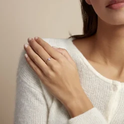 Histoire d'Or Bague Argent Purple Bloom Oxyde De Zirconium* Bagues|Bagues Fantaisie