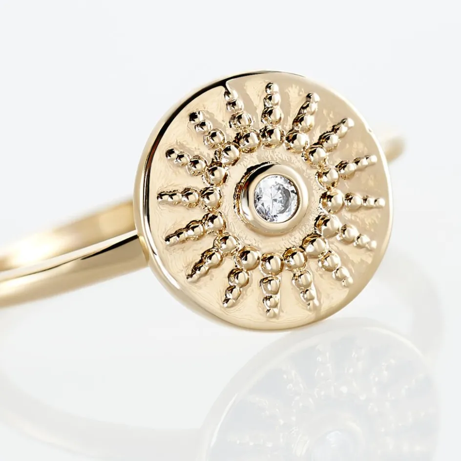 Histoire d'Or Bague Artea Plaqué Or Jaune Oxyde De Zirconium* Bagues|Bagues Fantaisie