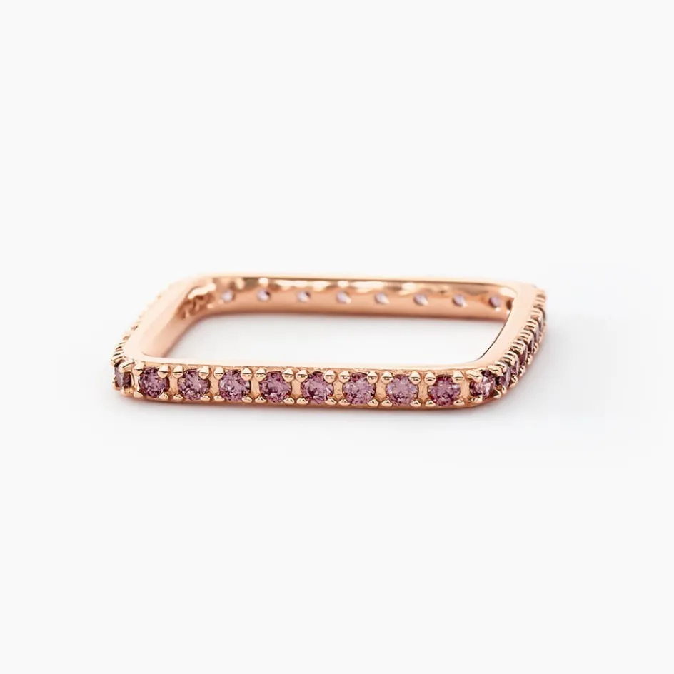 Histoire d'Or Bague Aselya Argent Rose Oxyde De Zirconium* Bagues|Bagues Fantaisie