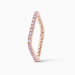 Hot Histoire d'Or Bague Aselya Argent Rose Oxyde De Zirconium argent rose oxyde lavande