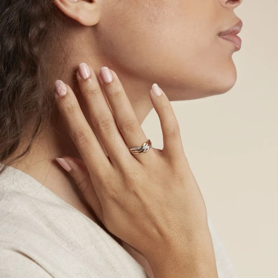 Histoire d'Or Bague Assa Or Jaune Diamants