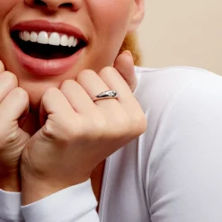 Histoire d'Or Bague Astre Precieux Argent Blanc Oxyde De Zirconium* Bagues|Bagues Fantaisie