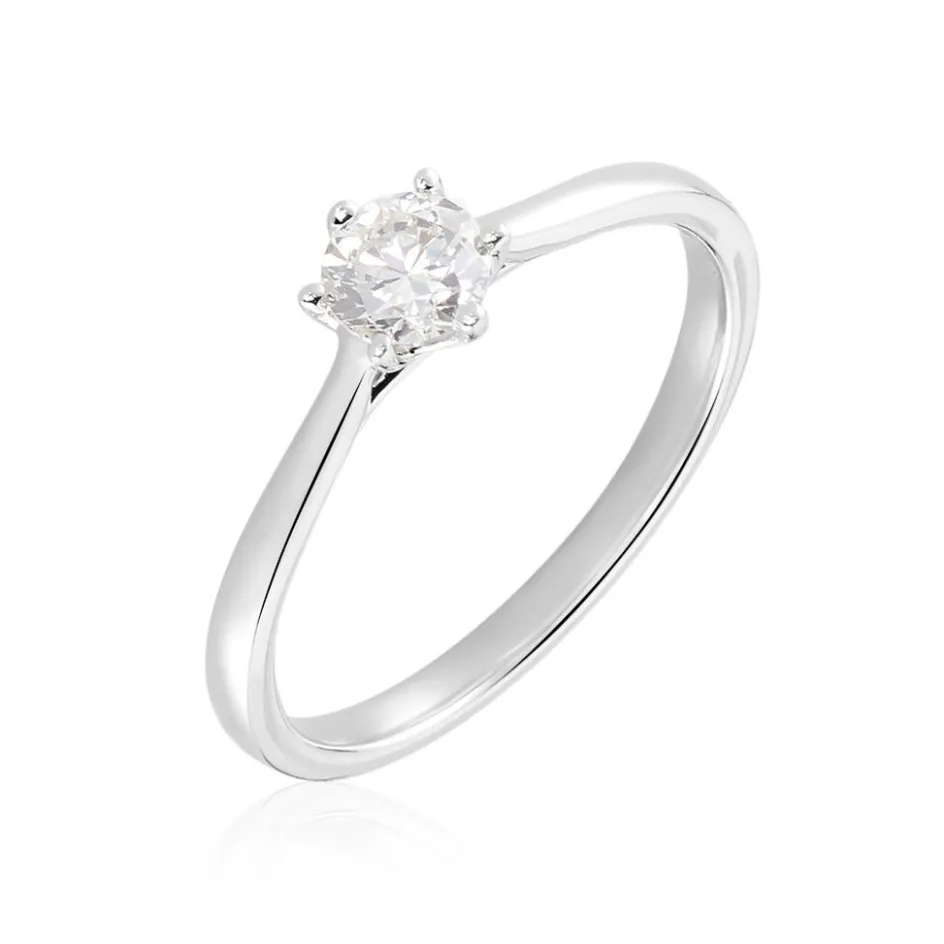 Histoire d'Or Bague Athena Platine Blanc Diamant* Bagues|Bagues Avec Pierre