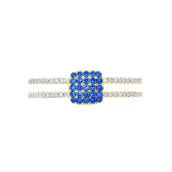 Histoire d'Or Bague Aude Or Jaune Saphir Et Diamant