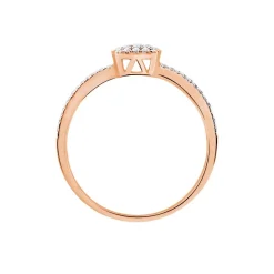 Histoire d'Or Bague Aude Or Rose Diamant* Bagues|Bagues Avec Pierre
