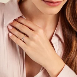 Histoire d'Or Bague Austyn Or Tricolore Oxyde De Zirconium* Bagues|Bagues Avec Pierre