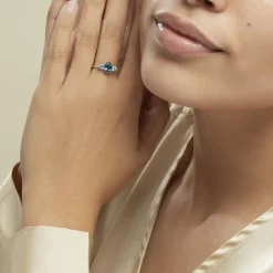 Histoire d'Or Bague Balthasar Or Blanc Topaze Topaze Oxyde* Bagues|Bagues Avec Pierre