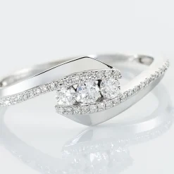 Histoire d'Or Bague Barbara Or Blanc Diamant* Bagues|Bagues Avec Pierre